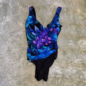 Vintage 90s Floral Swimsuit